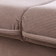 APARTMENT sofa bed 215 cm 3-seater corduroy taupe