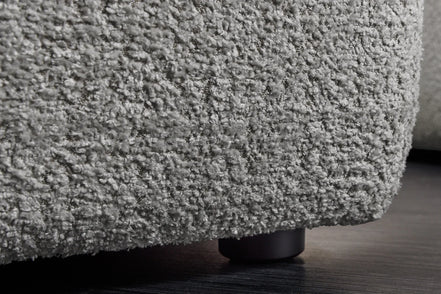 Lábtartó ROYAL 120 cm rugós mag buklé szürke