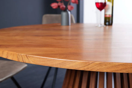 Étkezőasztal MAISON JADE O 140 cm kerek akácfa