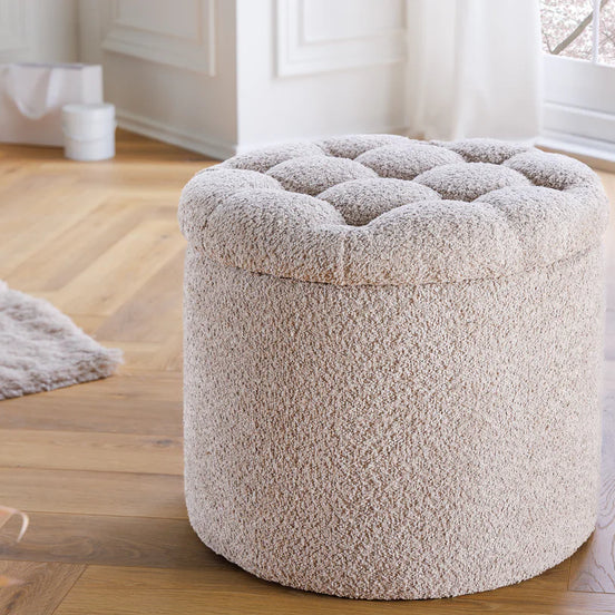 Lábtartó MODERN BAROCK STORAGE 50 cm buklé pezsgőszín