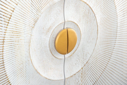 Komód GOLDEN SUNSET 180 cm 3D mangófa fehér kézzel készített