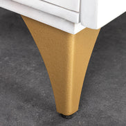Komód GOLDEN SUNSET 180 cm 3D mangófa fehér kézzel készített