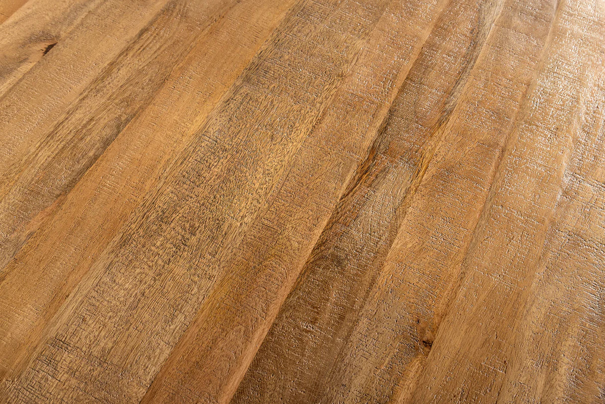 Étkezőasztal ART WOOD O 120 cm kerek mangófa természetes barna