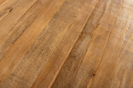 Étkezőasztal ART WOOD O 140 cm kerek mangófa természetes barna