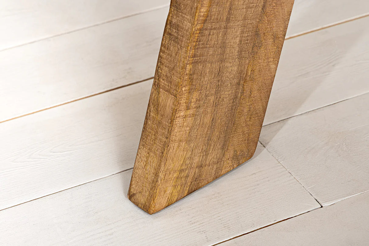 Étkezőasztal ART WOOD O 140 cm kerek mangófa természetes barna
