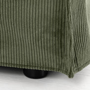 HEAVEN sofa 200 cm 3-seater spring core removable cover corduroy green