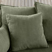 HEAVEN sofa 200 cm 3-seater spring core removable cover corduroy green