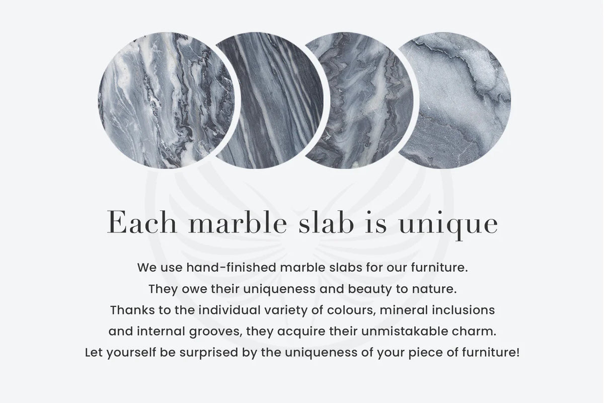 Dining table ORGANIC 200cm oval multicoloured marble top w/ champagne golden frame