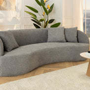 Kanapé ATELIER 230 cm háromszemélyes buklé szürke