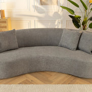Kanapé ATELIER 230 cm háromszemélyes buklé szürke