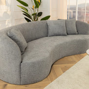 Kanapé ATELIER 230 cm háromszemélyes buklé szürke