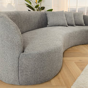 Kanapé ATELIER 230 cm háromszemélyes buklé szürke