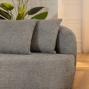 Kanapé ATELIER 230 cm háromszemélyes buklé szürke