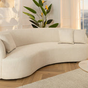 Kanapé ATELIER 230 cm háromszemélyes buklé bézs