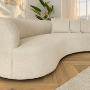 Kanapé ATELIER 230 cm háromszemélyes buklé bézs