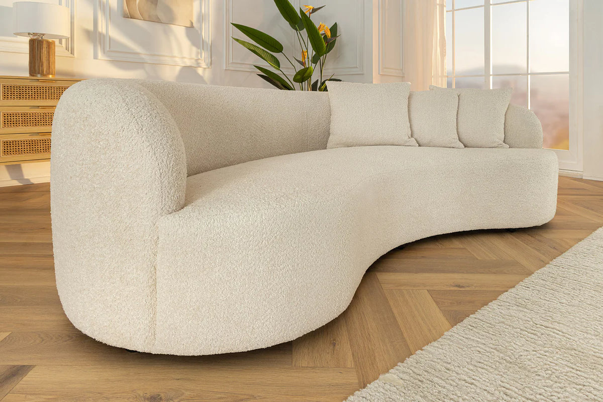 Kanapé ATELIER 230 cm háromszemélyes buklé bézs