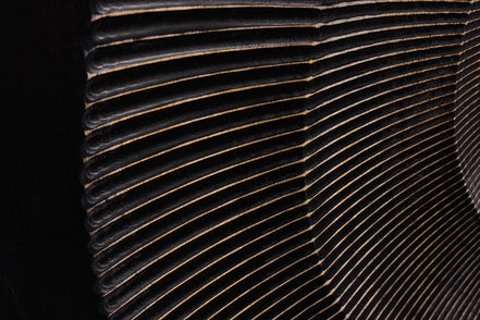 GOLDEN SUNSET 140 cm 3D mango wood sideboard black