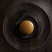 GOLDEN SUNSET 140 cm 3D mango wood sideboard black