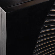 GOLDEN SUNSET 140 cm 3D mango wood sideboard black