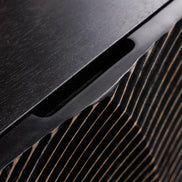 GOLDEN SUNSET 140 cm 3D mango wood sideboard black