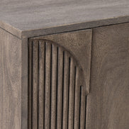 Tálalószekrény ART DECO 170 cm 3D mangófa szürke