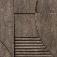 Tálalószekrény ART DECO 170 cm 3D mangófa szürke