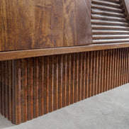 Tálalószekrény ART DECO 170 cm 3D mangófa barna