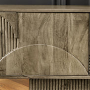 ART DECO TV Stand 200cm 3D mango wood grey