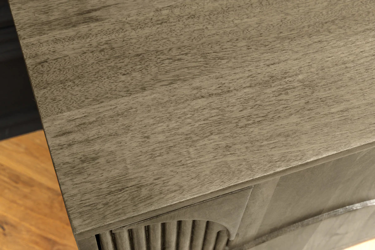 ART DECO TV Stand 200cm 3D mango wood grey