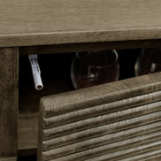 ART DECO TV Stand 200cm 3D mango wood grey