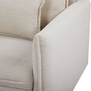 APARTMENT sofa bed 215 cm 3-seater corduroy beige