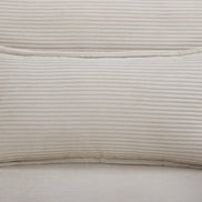APARTMENT sofa bed 215 cm 3-seater corduroy beige