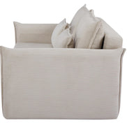 APARTMENT sofa bed 215 cm 3-seater corduroy beige
