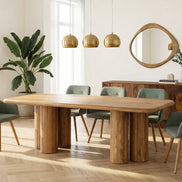 ART DECO dining table 240cm mango wood natural