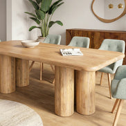 ART DECO dining table 240cm mango wood natural