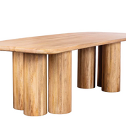 ART DECO dining table 240cm mango wood natural