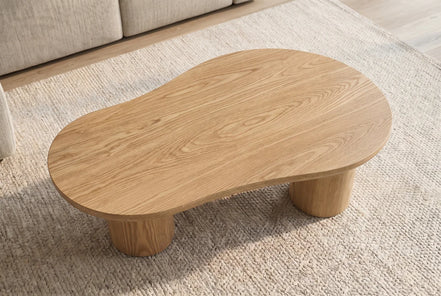 ORGANIKO coffee table 130cm oak wood look natural