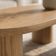 ORGANIKO coffee table 130cm oak wood look natural