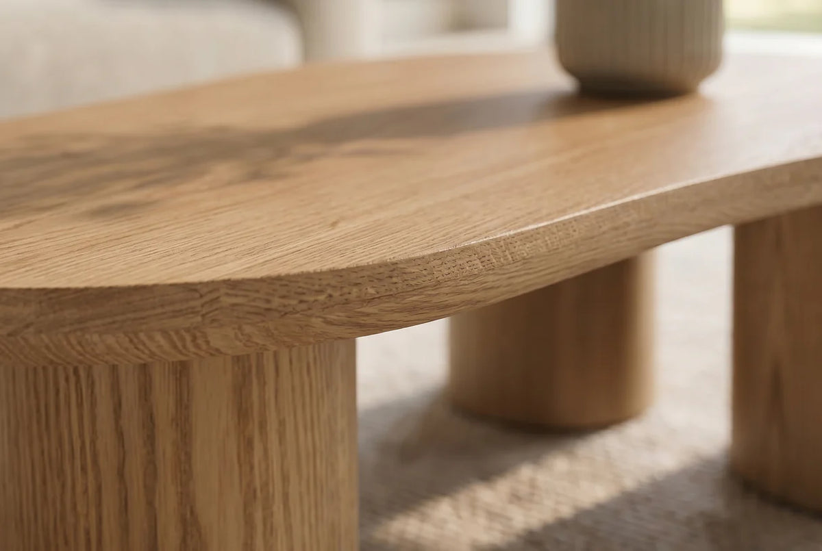ORGANIKO coffee table 130cm oak wood look natural