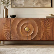 Komód GOLDEN SUNSET 180 cm 3D mangófa barna