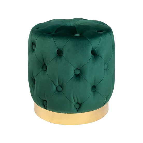 Lábtartó MODERN BAROCK 35 cm bársony zöld-arany