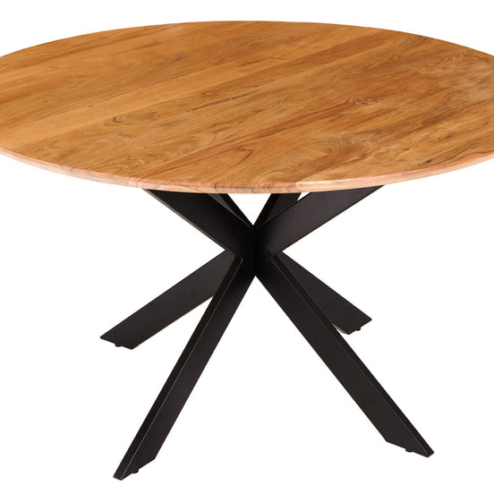 GALAXIE dining table 130cm round 25mm acacia wood
