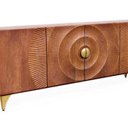Komód GOLDEN SUNSET 180 cm 3D mangófa barna