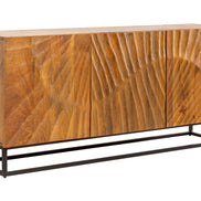 SCORPION 140cm 3D mango brown sideboard