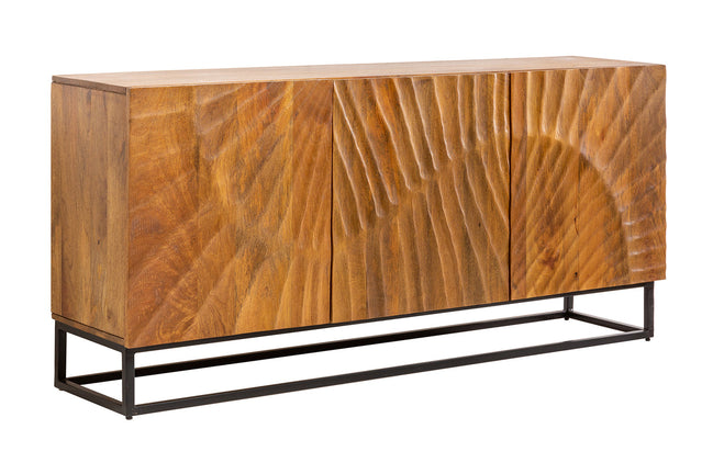 SCORPION 140cm 3D mango brown sideboard