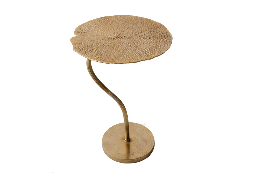 Lerakóasztal LEAF 40 cm arany