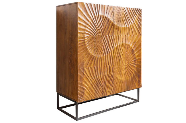SCORPION highboard 120cm mango brown