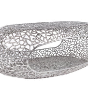 Dohányzóasztal ORGANIC 120 cm ezüst