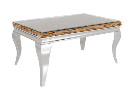 Coffee Table MODERN BAROCK BARRACUDA 100x60cm chrome