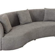 Kanapé ATELIER 230 cm háromszemélyes buklé szürke